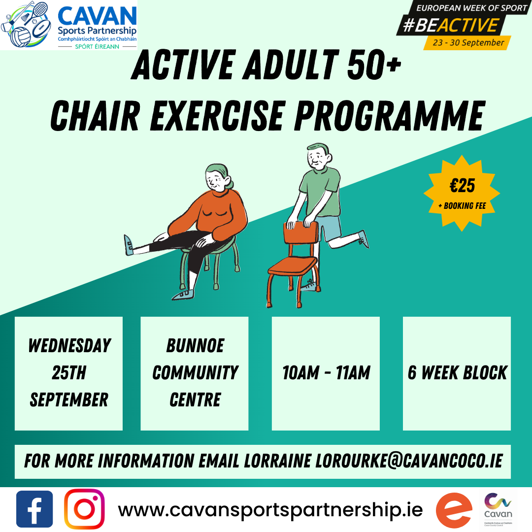 Active Adult 50+ Chair Exercises – Bunnoe